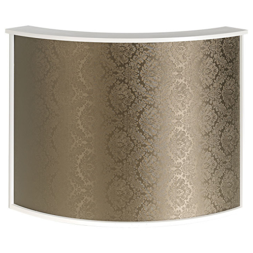 Salon Ambience RD/250 Form White Ash Reception Curved Sky Front Panel