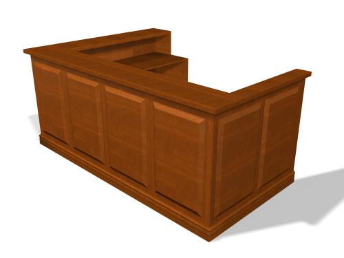 Design X 3499 Classic Reception Desk