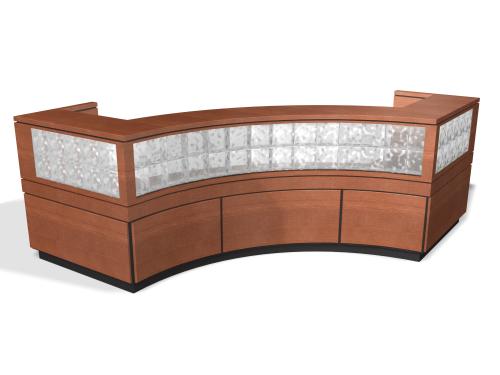 Design X 3512-110 Regency Reception Desk 110"L x 24"D