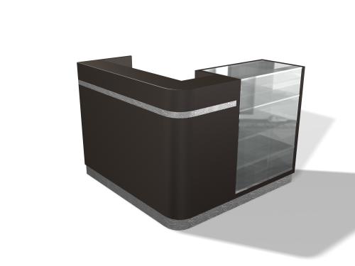 Design X 0260-72 Expo Reception Desk - 72" L x 54" L X 22" D