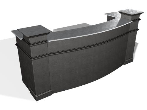 Design X 3489-60 Harrington Reception Desk 60"L x 24"D