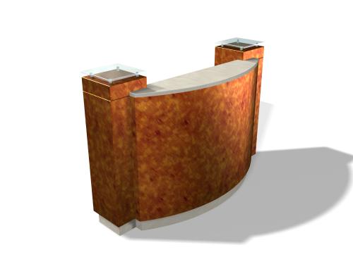 Design X 3517-72 Renaissance 72" Reception Desk