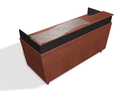 Design X 3491-72 Fresco Reception Desk 72"L x 24"D