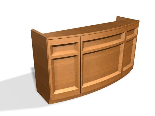 Design X 3503-48 Progression Reception Desk 48"L x 24"D