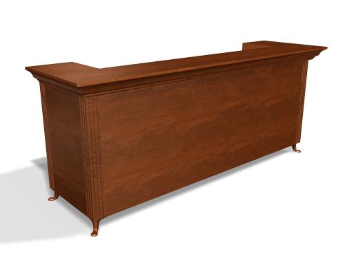 Design X 3504-84 Versailles Reception Desk 84"L X 24"D