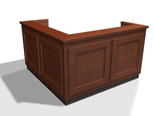 Design X 3518-60 Tuscan Reception Desk 60"