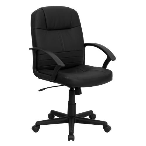 Flash Furniture Black Leather Executive Office Chair