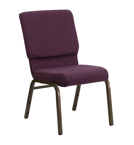 Flash Furniture Hercules Royal Purple Church Chair - 18.5"W