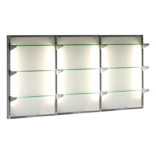 Salon Ambience WS/053 On The Wall Half Length MIrror Display - Triple