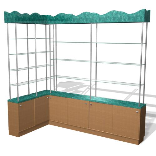 Design X 4554-96 Belaire Retail Display 96"