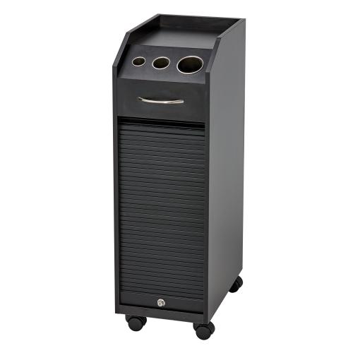 Pibbs D38BL Rollabout Styling Station w/Built-In Tool Holder