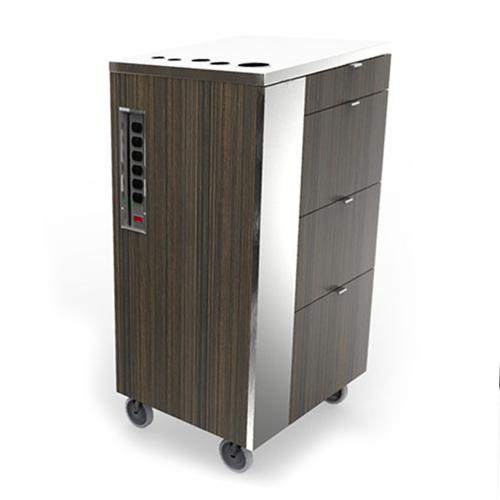 Veeco SP-2418-WH-08 Spice Mobile Styling Cart with Tool Holder