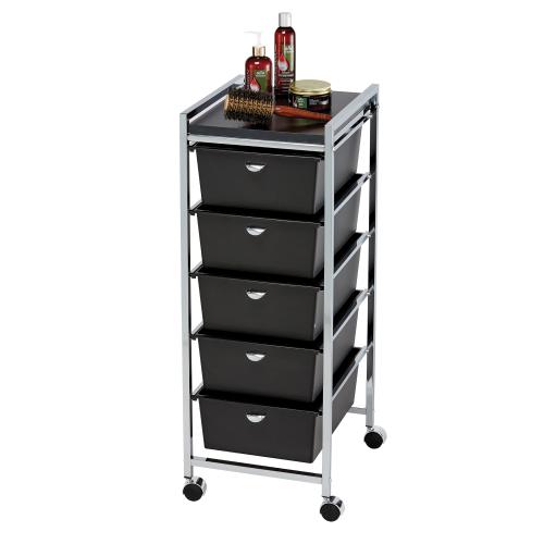 Pibbs D28BL High Capacity Salon Utility Cart