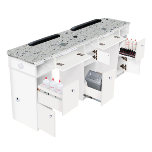 AYC SONOMA Double Manicure Table (With Exhaust)