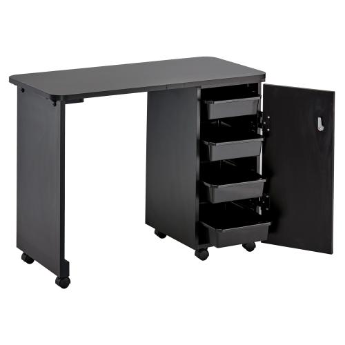 Pibbs NC1006N Manicure Table w/ Locking Cabinet