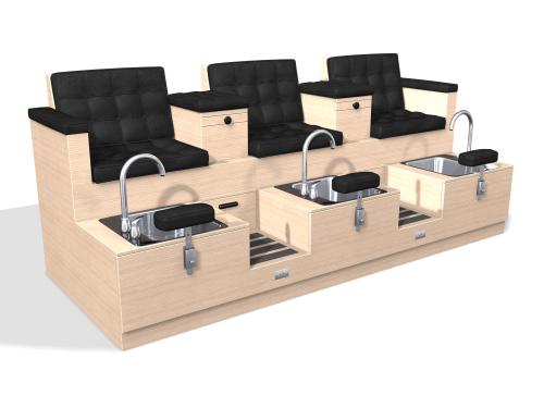 Design X 4100-T Monticelle Sofa Pedicure Spa