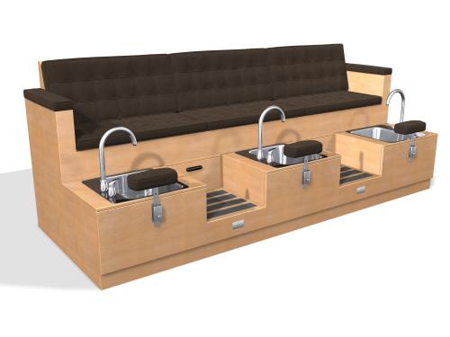 Design X 4150-T Liberty Sofa Pedicure Spa