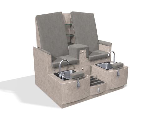 Design X 4475-D Claremont Loveseat Pedicure Spa