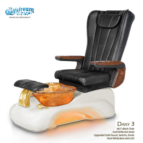 Gulfstream Daisy 3 Pedicure Spa w/ Chair Top Option & Spider Stool