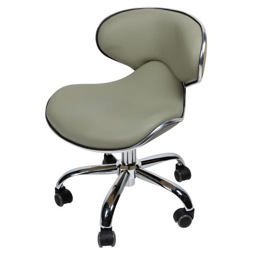 J & A USA Euro Pedicure Stool 13" to 16" - Green