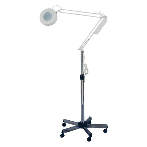 Pibbs 2010C Magnifying Lamp w/ Caster Base - 5 Diopter