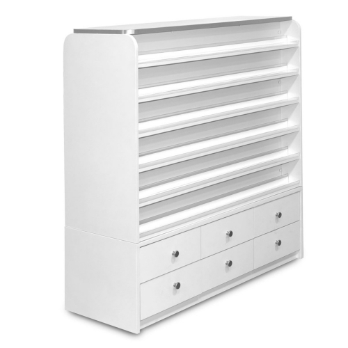 AYC SONOMA Polish & Powder Rack with Cabinets