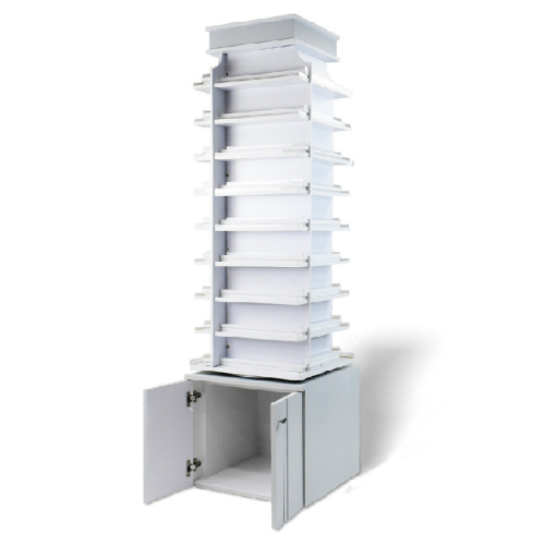 AYC SONOMA Polish Center with 360 degree swivel  (Double Shelves)