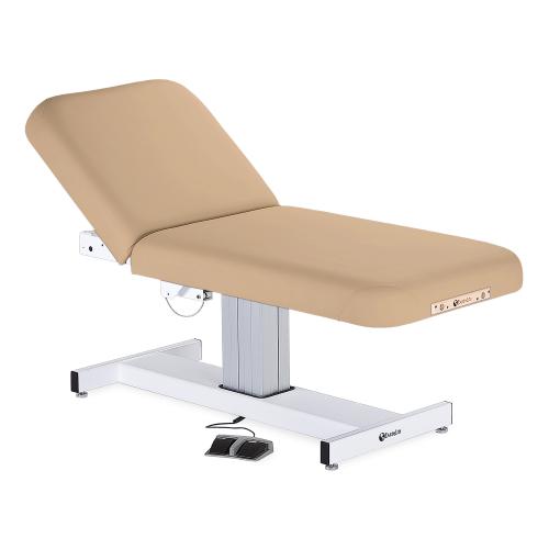 Earthlite Everest Manual Tilt Top Single Pedestal Electric Lift Massage Table