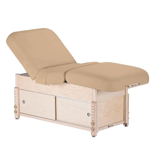 Earthlite Sedona Pneumatic Gas Assist Salon Top Treatment Table w/ Cabinet Base