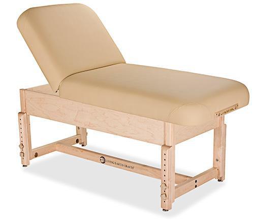Living Earth Crafts Sonoma Manual Tilt Spa Treatment Table with Trestle Base