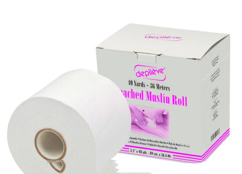 Depileve D460 Bleached Muslin Roll 3.5" x 40 yards