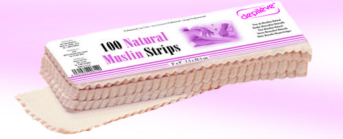 Depileve D430 Natural Muslin Body Strips 100Ct