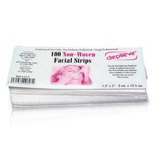 Depileve D400 Non-Woven Facial Strips (100) - 1.2" x 5"