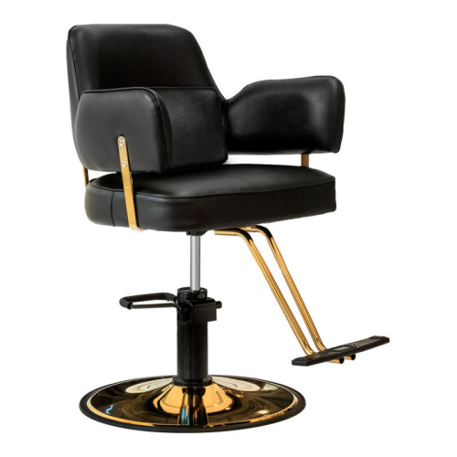 AYC Salon Equipment LTX-SYCHR-1705-BLKGLD Moncler Styling Chair