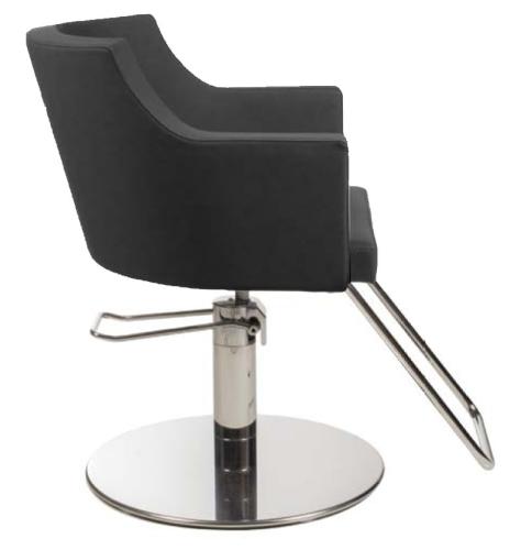 Gamma & Bross BIRKIN BLACK Styling Chair w/ Roto Base