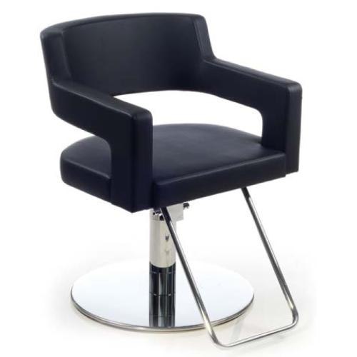 Gamma & Bross CREUSA BLACK Styling Chair w/ Roto Base