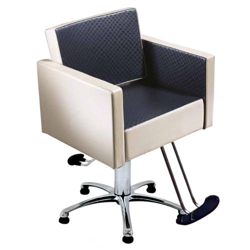 Salon Ambience SH/890 Square Styling Chair w/ Hydraulic Base Options
