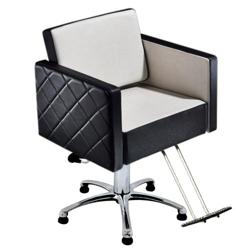 Salon Ambience CH/100 Square Styling Chair w/ Hydraulic Base Options