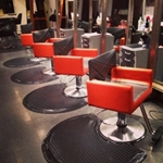 Salon Interior Design by AB Salon Equipment - Salon Orange Moon